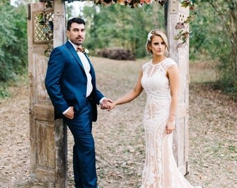 Wedding Arch Swag, Extra Large Wedding Swag, Wedding Garland, Church Swag, Rustic Wedding Swag, Arbor Swag, Church Wedding Swag