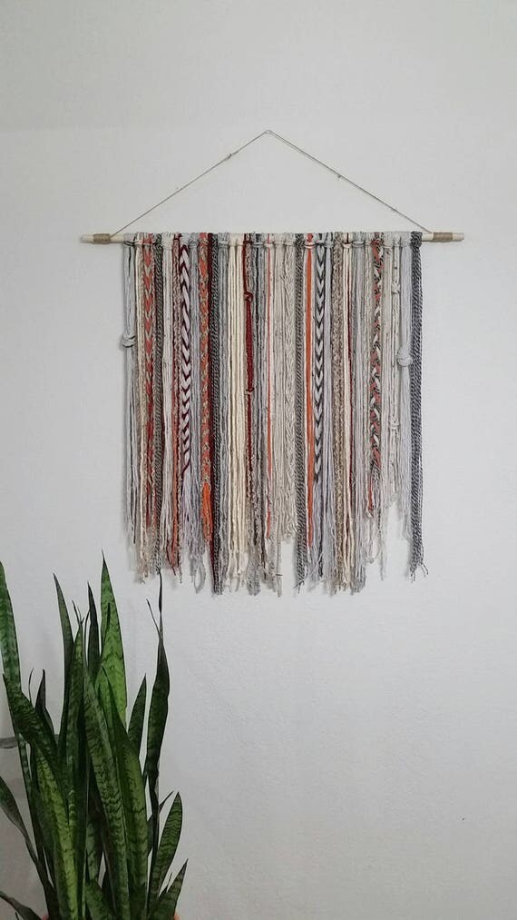Bohemian Yarn Tapestry Yarn Wall Hanging