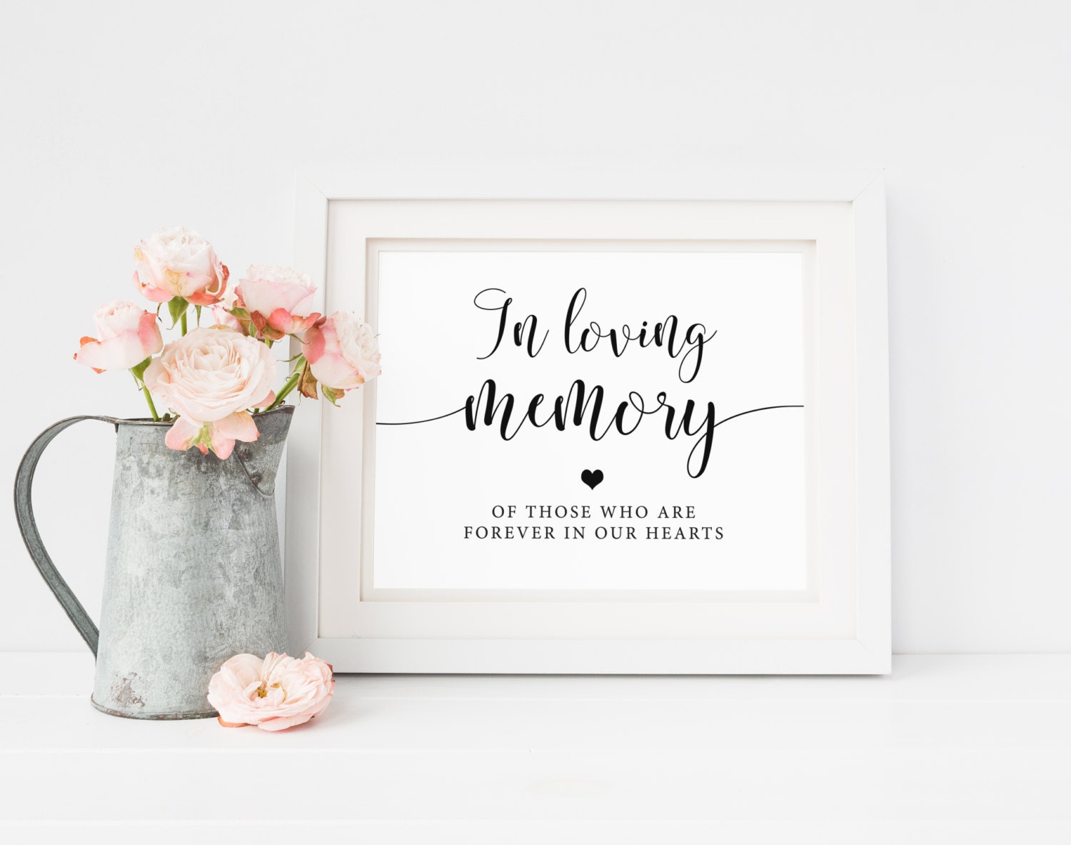 In Loving Memory Wedding Sign Memorial Sign Loving Memory