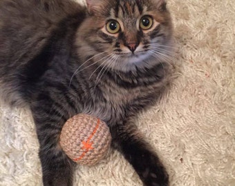 catnip toy for cat gift for kitten toys pet gift for cat lover play ball jute crochet ball catnip cat toys pet supplies toy pet cat toy hemp