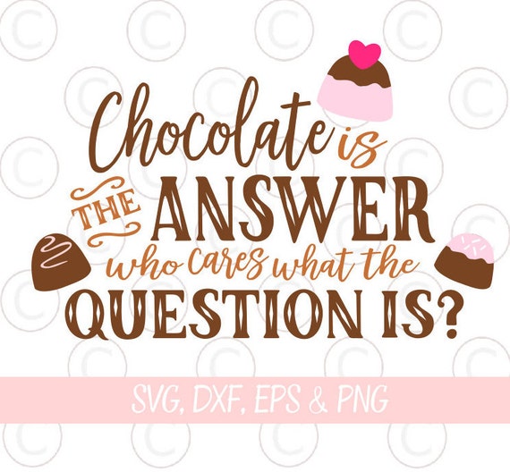 Download Chocolate is the answer SVG, Candy Jar svg, Chocolate ...