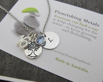 Best friend Gift, 18th Birthday Gift, sweet 16th gift, 21st birthday gift for her, sweet 16 gift , tree of life necklace Gift for women