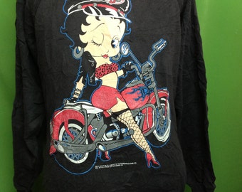 Vintage 1992 Betty Boop Sweatshirt 50cotton/50polyester Made in USA