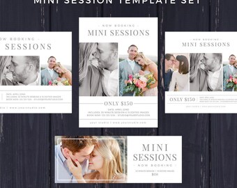 Photography Marketing Template, Mini Session Template, Spring Mini Session, Mini Session, Photoshop Template, Studio Mini Session, PSD