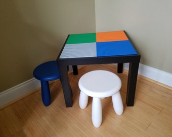 Lego Table/Brick Building Table with Chair