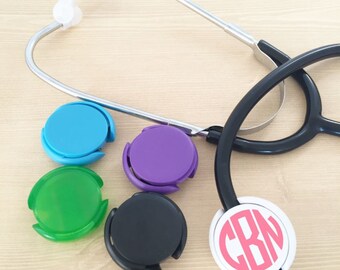 Stethoscope Id Tag - Stethoscope Accessories - Stethoscope Name Tag - Medical Student Gift - Nursing Student Gift - Monogrammed Stethoscope