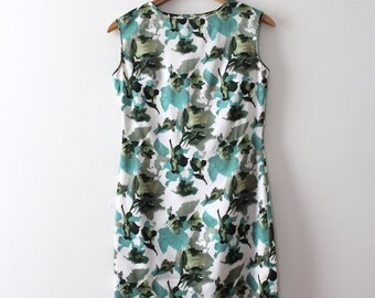 vintage 1960s floral dress