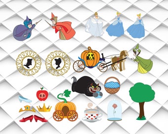 Cinderella SVG| Cinderella castle svg,png,jpg,eps for Print/Silhouette Cameo/Cricut and Many More