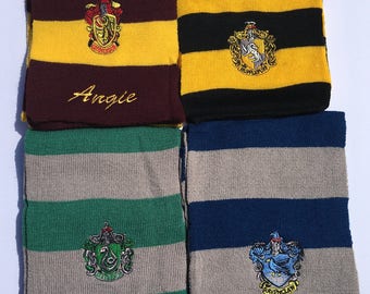 Harry Potter, Harry Potter Scarf, Wizard Scarf, Harry Potter Costume, Harry Potter Party Favor, Harry Potter Birthday Favors, Wizard Party