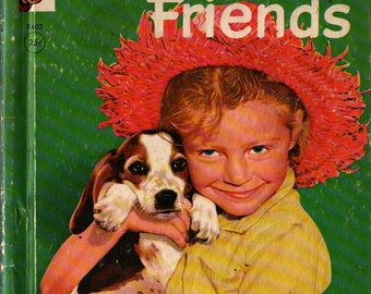 Our Animal Friends a Rand McNally Elf Book - Virginia Hunter - 1956 - Vintage Kids Book