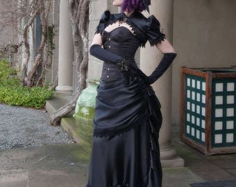 Black Lace Wedding Dress