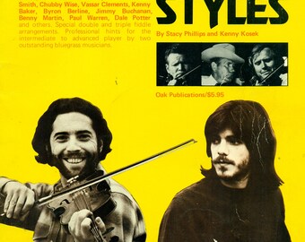 BLUEGRASS FIDDLE STYLES Songbook Stacy Phillips and Kenny Kosek