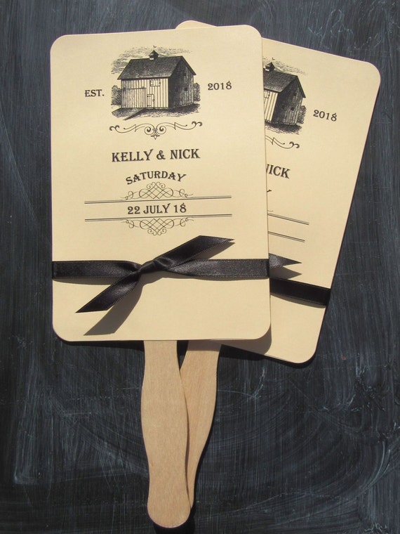 Rustic Wedding Fans | Country Wedding Fans | Barn Wedding Fans | Wedding Favor Fans | Wedding Fans Rustic | Wedding Paddle Fans Il_570xn
