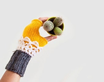Mitts, Fingerless Mitts, Wool Mittens, Knit Mittens Without Fingers, Fingerless Mittens
