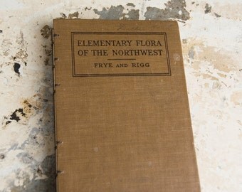 1914 NORTHWEST FLORA Vintage Lined Notebook