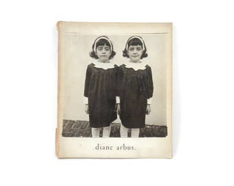 1973 Diane Arbus with Black and White Photos Vintage Art Books 1st Edition Softcover Aperture Monograph Photography