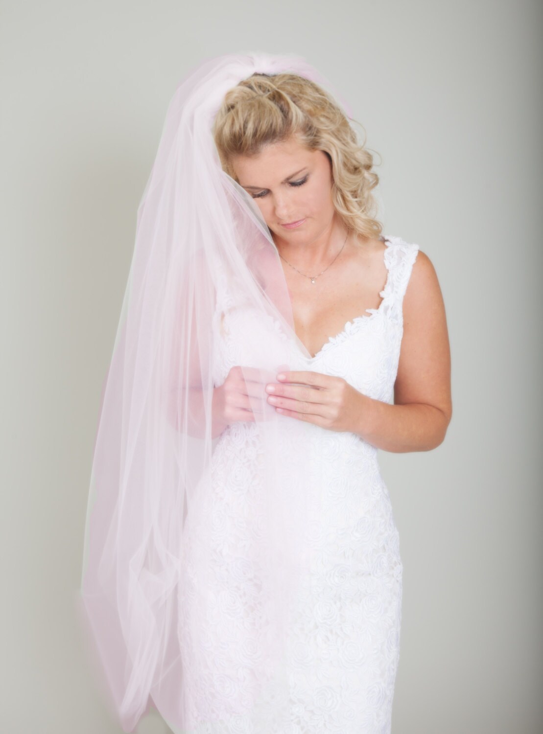 Blush Wedding Veil