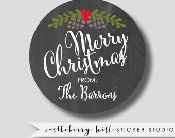 Christmas gift tags, holiday gift tags, holiday labels, Christmas stickers, custom gift tags, customized gift tags, custom Christmas tag