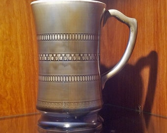 Wade Irish Porcelain Shamrock Mug Green Blue 24oz. Tankard