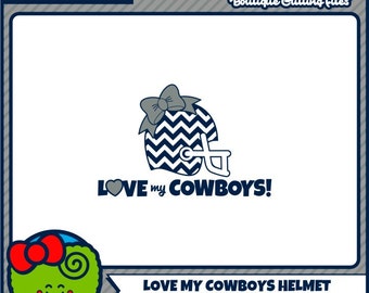 Football Helmet SVG Cowboys SVG Chevron SVG Bow Monogram svg svg files cricut files silhouette files digital cut files svg cut files