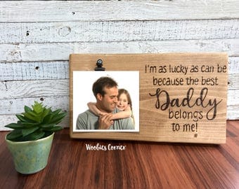 First Fathers Day gift, Daddy photo frame, First fathers day frame, Gift for dad, Daddy gifts, Dad picture frame, Daddy picture frame,