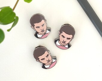 Stranger Things Eleven Pin // enamel, badge, the upside down, eggos, lapel pin