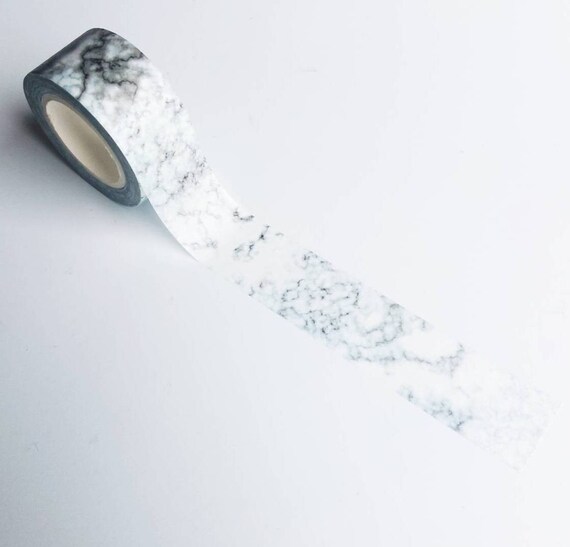 Marble washi tape from StationeryCrush on Etsy Studio