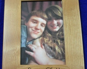 Engagement Frame ~ Wedding Proposal Frame ~ Gift For Engaged Couple ~ Wedding Frame ~ Bridal Shower ~ Engagement Ring ~ She Said Yes ~ Frame