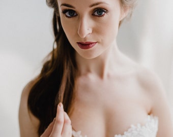 Crystal Bridal Headband | Blush Bridal Headpiece | Rose Gold Wedding Hairband | Rhinestone Bridal Headband | Rose Gold Astrid Headband