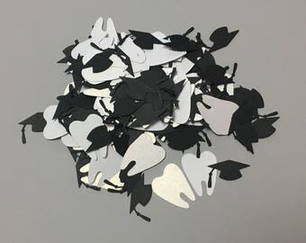 Tooth Graduation Confetti, 250 pieces - RDH - Hygienist Graduation - Dentist - Dental Hygiene Teeth - Dentist Graduation Party 2017