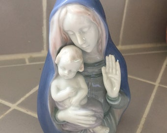 Metzler and Ortloff of Germany Madonna and Jesus bust