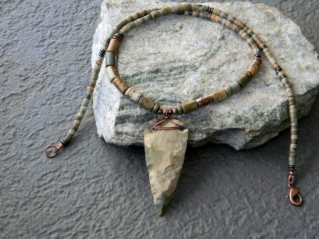 Arrowhead Necklace Native American Jewelry insp Boho