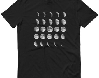 Moon Phase Moon Cycle Sweatshirt Sweater Jumper Pullover Shirt