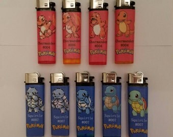 Pokemon Lighters (Any Pokemon, Generation, Sprite or Pic, Any Colors) Gotta Catch Em All!!!!