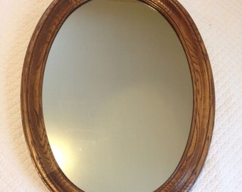 Oak Framed Oval Bathroom Mirrors oak framed mirror | etsy Oak Framed Oval Bathroom Mirrors oak framed mirror | etsy