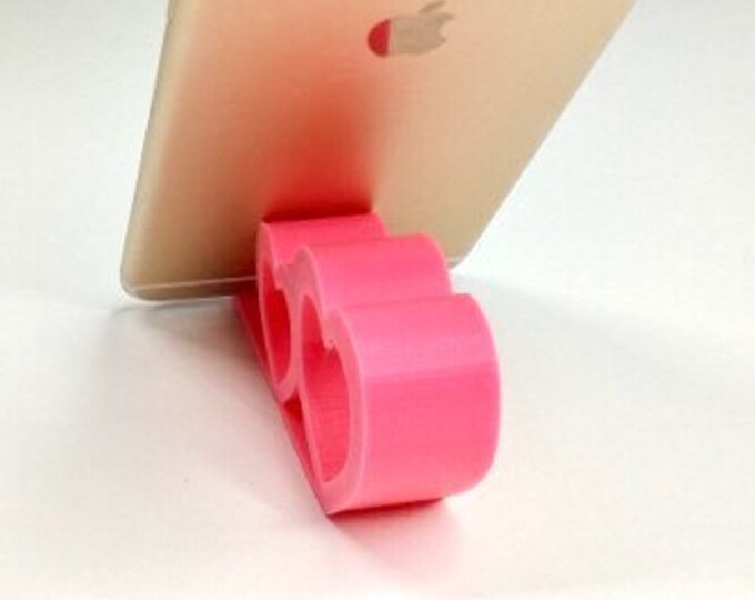 Smartphone Stand | Hearts Valentines Desktop Smartphone Stand | Cell Phone Holder | 3D Printed