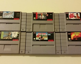 Super Nintendo Games Cleaned and tested!!! All Games Work Like New!!