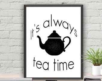 It's always tea time | Etsy