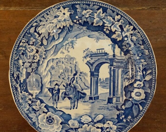 Clews "Romantic Ruins" Plate - 1820s