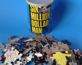 Vintage Kenner Doll " Six Million Dollar Man Jigsaw Puzzle " 1970's