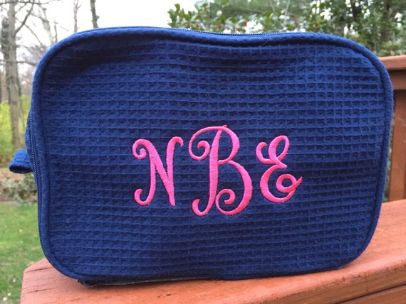 monogrammed makeup case