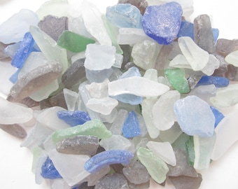 Mixed Colors Sea Glass-Tumbled Beach Glass- Sea Glass- Man Made Beach Glass-Beach Home Decor-Sea Glass Bulk-Beach Glass Pieces-Beach Glass