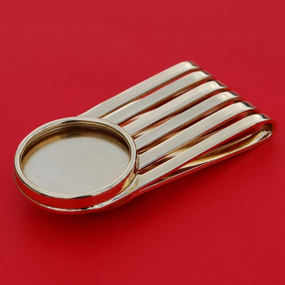coin money clip bezel