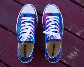 Hand painted Galaxy Converse Shoes