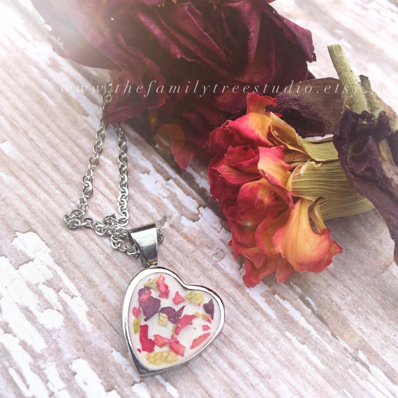 Memorial Jewelry Memorial flower Jewelry Funeral Flowers