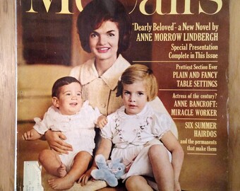Vintage McCall's Magazine, The Magazine for Women, May 1962, Jackie Kennedy