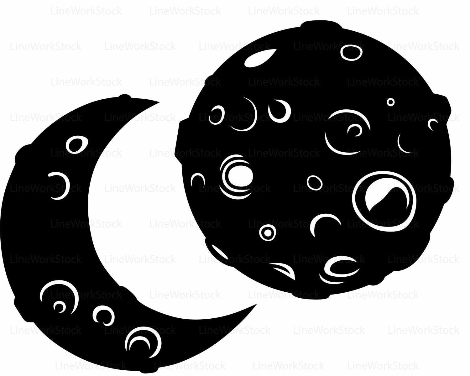 Download Moon crescent svg,moon clipart,crescent svg,silhouette ...