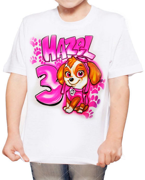 t shirt paw patrol skye