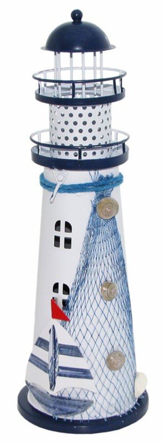 lighthouse candle holder
