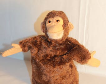 steiff monkey puppet